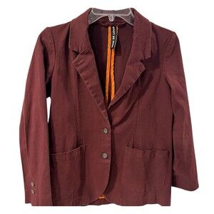 PEAU DE LOUP Jacket Womens 4 Beta Button Twill Haugom Blazer preppy office siren